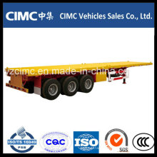 Cimc Hot Sale 3 Axle Flatbed Semi Trailer with Good Quality